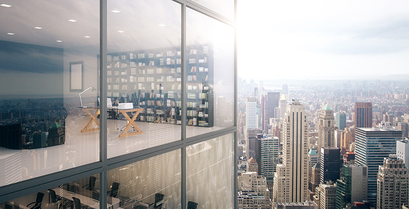 Office in a building