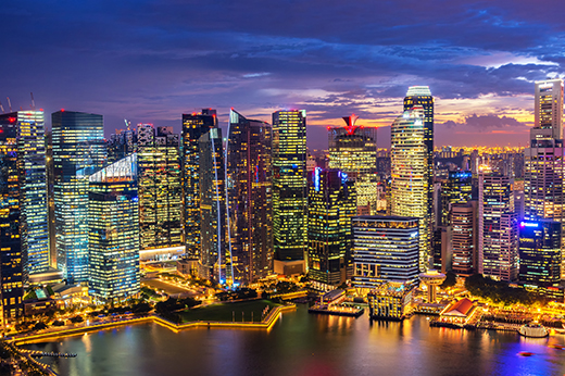 Singapore skyline - Global REITs